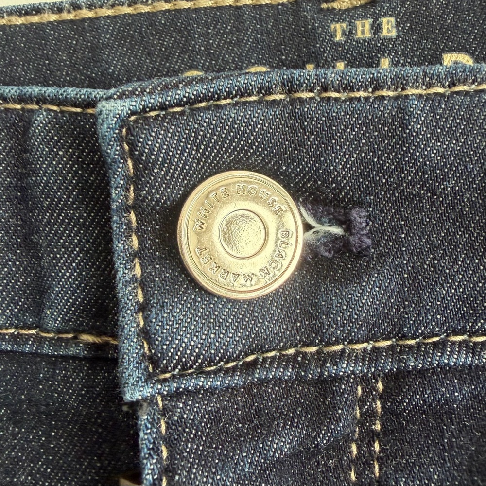 White House Black Market The Sculpt High Rise Skinny Ankle Jeans Size 14 - Picture 3 of 6